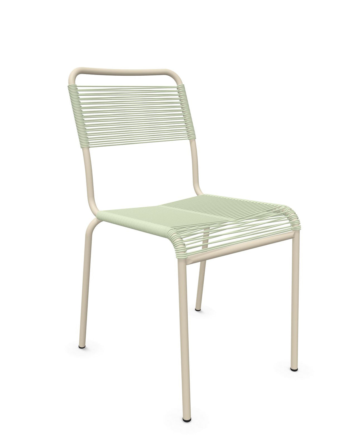 Schaffner Rigi chaise repas Spaghetti Vert Pastel 64 Sable Pastel 15 