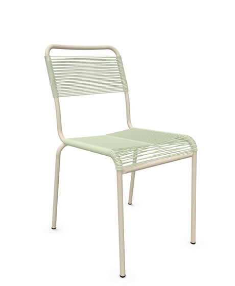 Schaffner Rigi chaise repas Spaghetti Vert Pastel 64 Sable Pastel 15 