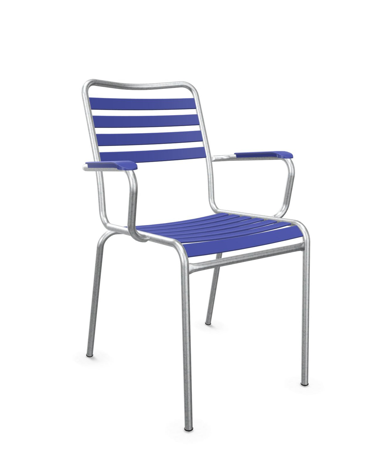 Schaffner Rigi Fauteuil Repas Lattes Bleu 53 Galvanisé à chaud 02 