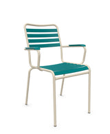 Schaffner Rigi Fauteuil Repas Lattes Bleu Kali 56 Sable Pastel 15 