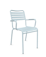 Schaffner Rigi Fauteuil Repas Lattes Bleu Pastel 51 Bleu Pastel 51 