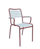Schaffner Rigi Fauteuil Repas Lattes Bleu Pastel 51 Bordeaux 38 