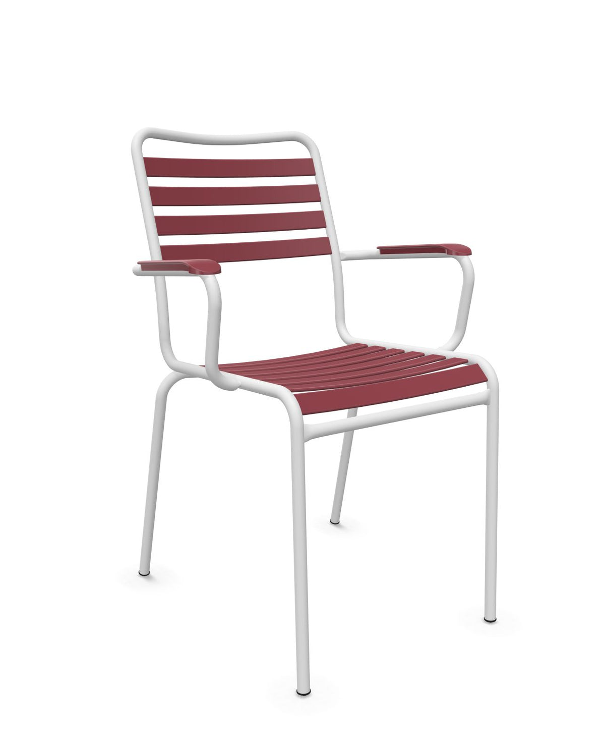 Schaffner Rigi Fauteuil Repas Lattes Bordeaux 38 Blanc 90 