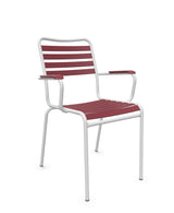 Schaffner Rigi Fauteuil Repas Lattes Bordeaux 38 Blanc 90 