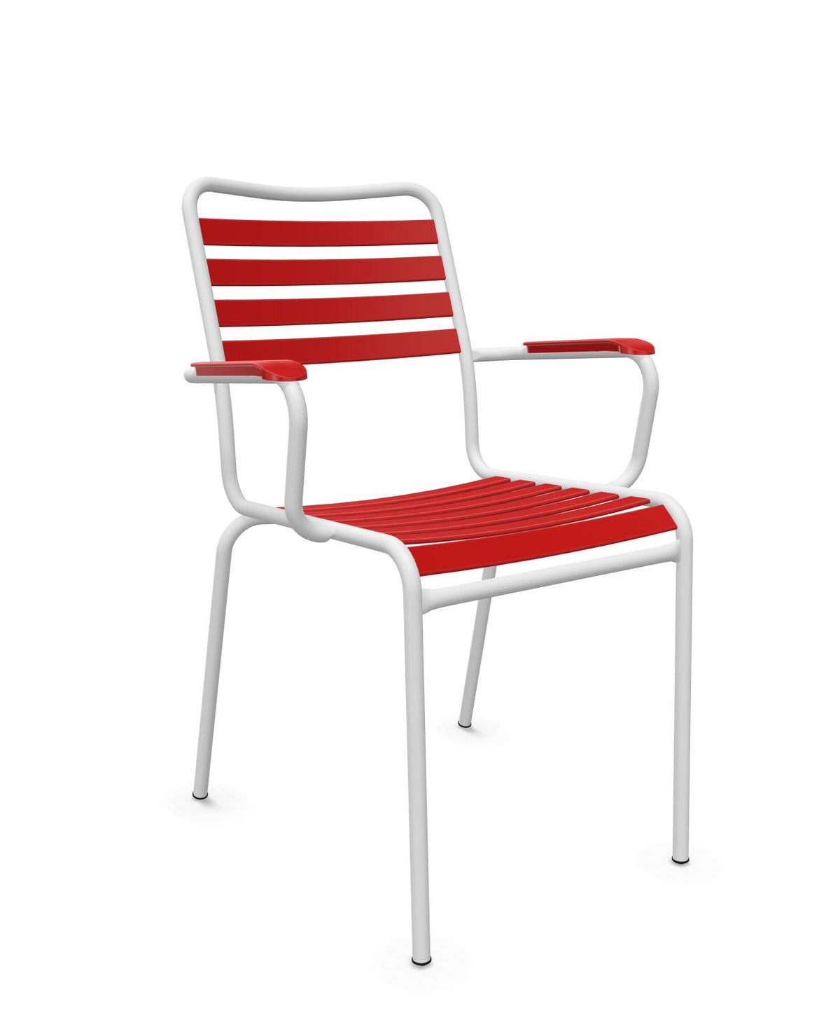 Schaffner Rigi Fauteuil Repas Lattes Rouge 30 Blanc 90 