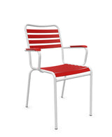 Schaffner Rigi Fauteuil Repas Lattes Rouge 30 Blanc 90 