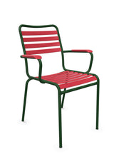 Schaffner Rigi Fauteuil Repas Lattes Rouge Érable 33 Vert Sapin 66 