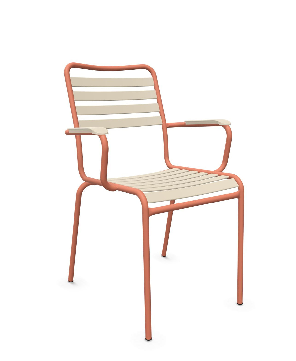 Schaffner Rigi Fauteuil Repas Lattes Sable Pastel 15 Terracotta 84 