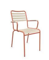 Schaffner Rigi Fauteuil Repas Lattes Sable Pastel 15 Terracotta 84 