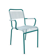 Schaffner Rigi fauteuil repas Spaghetti Bleu Pastel 51 Bleu Kali 56 