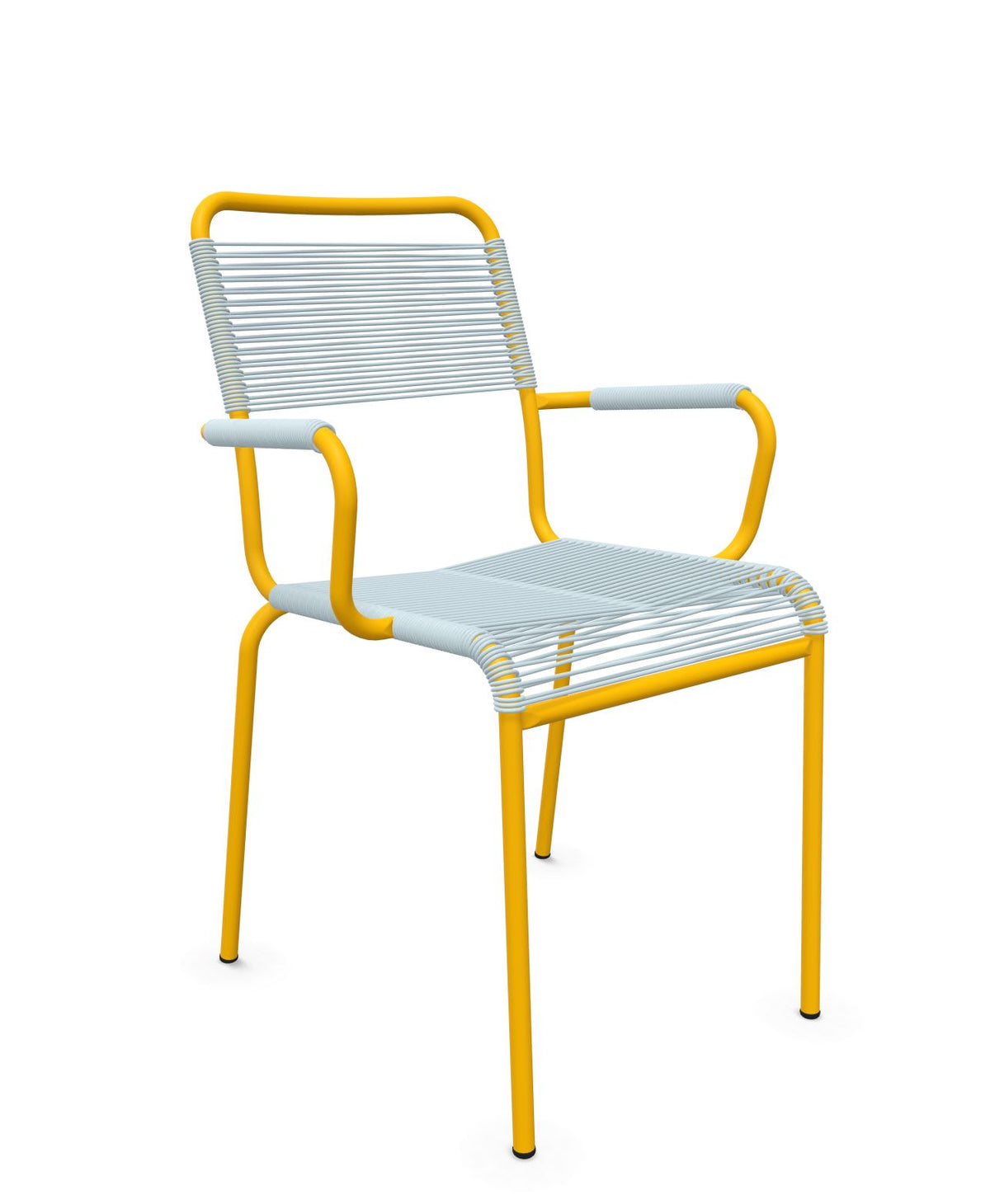 Schaffner Rigi fauteuil repas Spaghetti Bleu Pastel 51 Jaune 11 