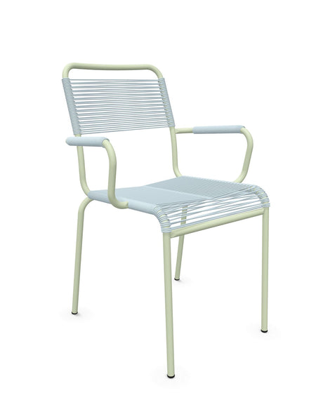 Schaffner Rigi fauteuil repas Spaghetti Bleu Pastel 51 Vert Pastel 64 