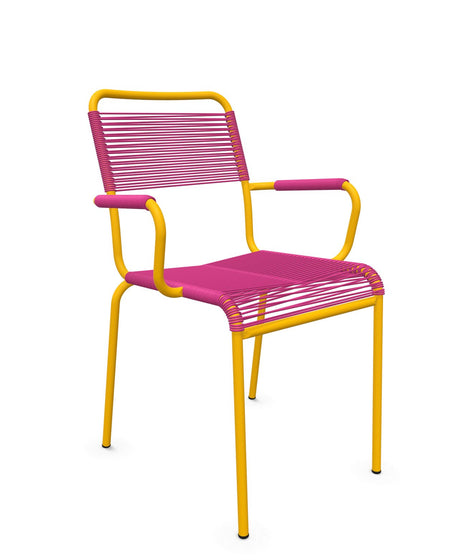 Schaffner Rigi fauteuil repas Spaghetti Rose 41 Jaune 11 
