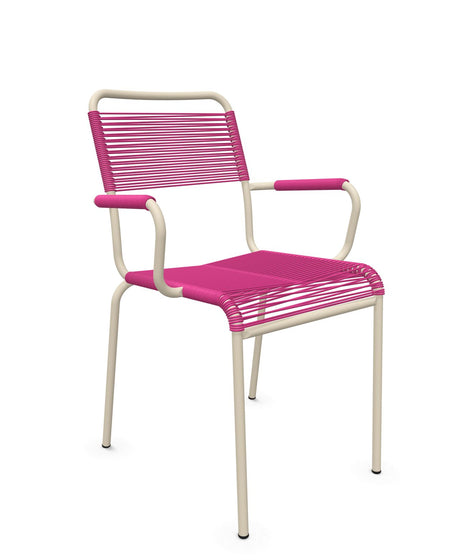 Schaffner Rigi fauteuil repas Spaghetti Rose 41 Sable Pastel 15 