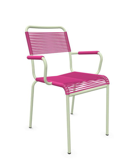 Schaffner Rigi fauteuil repas Spaghetti Rose 41 Vert Pastel 64 