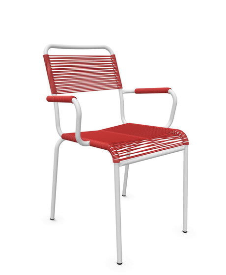 Schaffner Rigi fauteuil repas Spaghetti Rouge 30 Blanc 90 