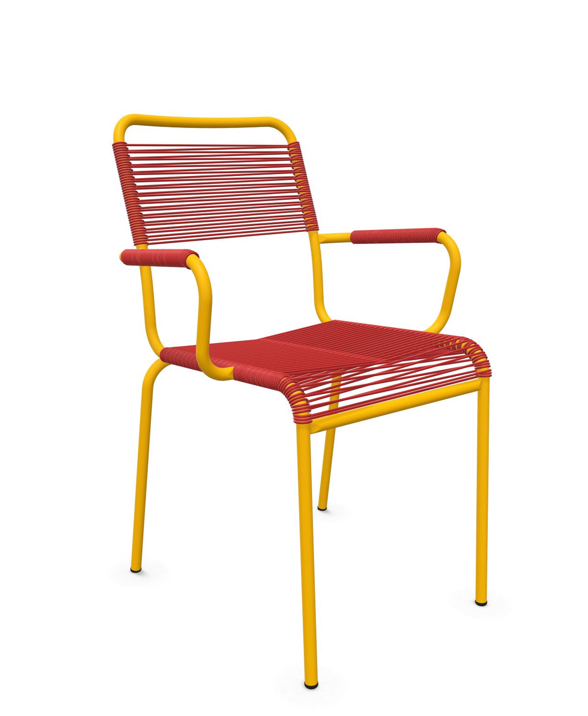 Schaffner Rigi fauteuil repas Spaghetti Rouge 30 Jaune 11 
