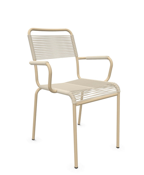 Schaffner Rigi fauteuil repas Spaghetti Sable Pastel 15 Marron Pastel 83 