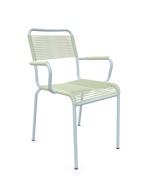 Schaffner Rigi fauteuil repas Spaghetti Vert Pastel 64 Bleu Pastel 51 