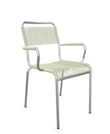Schaffner Rigi fauteuil repas Spaghetti Vert Pastel 64 Galvanisé à chaud 02 