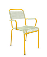 Schaffner Rigi fauteuil repas Spaghetti Vert Pastel 64 Jaune 11 