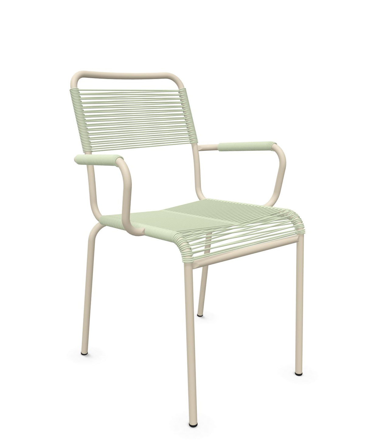 Schaffner Rigi fauteuil repas Spaghetti Vert Pastel 64 Sable Pastel 15 