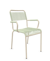 Schaffner Rigi fauteuil repas Spaghetti Vert Pastel 64 Sable Pastel 15 
