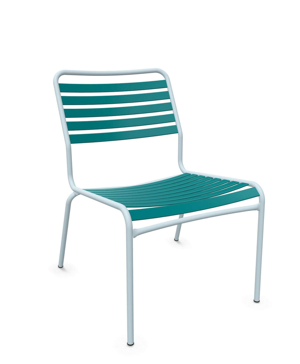 Schaffner Rigi Salon Chaise Basse Lattes Bleu Kali 56 Bleu Pastel 51 