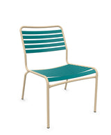 Schaffner Rigi Salon Chaise Basse Lattes Bleu Kali 56 Marron Pastel 83 