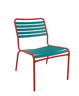 Schaffner Rigi Salon Chaise Basse Lattes Bleu Kali 56 Rouge 30 