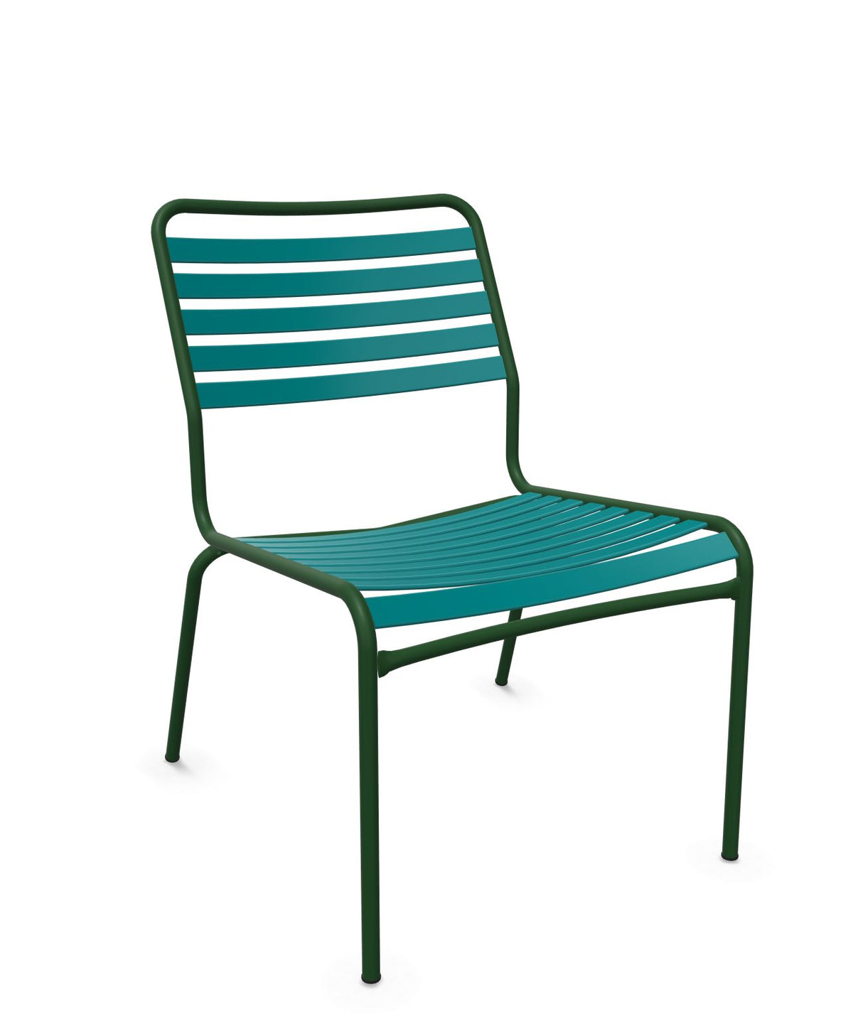 Schaffner Rigi Salon Chaise Basse Lattes Bleu Kali 56 Vert sapin 66 