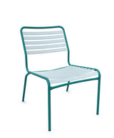 Schaffner Rigi Salon Chaise Basse Lattes Bleu Pastel 51 Bleu Kali 56 
