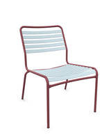 Schaffner Rigi Salon Chaise Basse Lattes Bleu Pastel 51 Bordeaux 38 