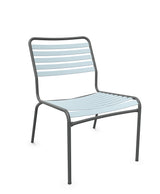 Schaffner Rigi Salon Chaise Basse Lattes Bleu Pastel 51 Graphite 73 