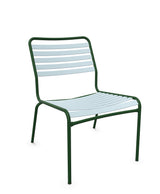 Schaffner Rigi Salon Chaise Basse Lattes Bleu Pastel 51 Vert sapin 66 