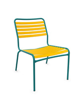 Schaffner Rigi Salon Chaise Basse Lattes Jaune 11 Bleu Kali 56 