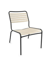 Schaffner Rigi Salon Chaise Basse Lattes Sable Pastel 15 Anthracite 77 