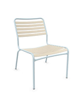 Schaffner Rigi Salon Chaise Basse Lattes Sable Pastel 15 Bleu Pastel 51 