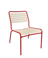 Schaffner Rigi Salon Chaise Basse Lattes Sable Pastel 15 Rouge 30 
