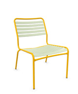 Schaffner Rigi Salon Chaise Basse Lattes Vert Pastel 64 Jaune 11 