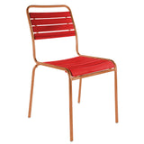 Schaffner Rigi Swiss Wood chaise à lattes en bois Rouge 30 Terracotta 84 