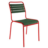 Schaffner Rigi Swiss Wood chaise à lattes en bois Vert Sapin 66 Rouge 30 
