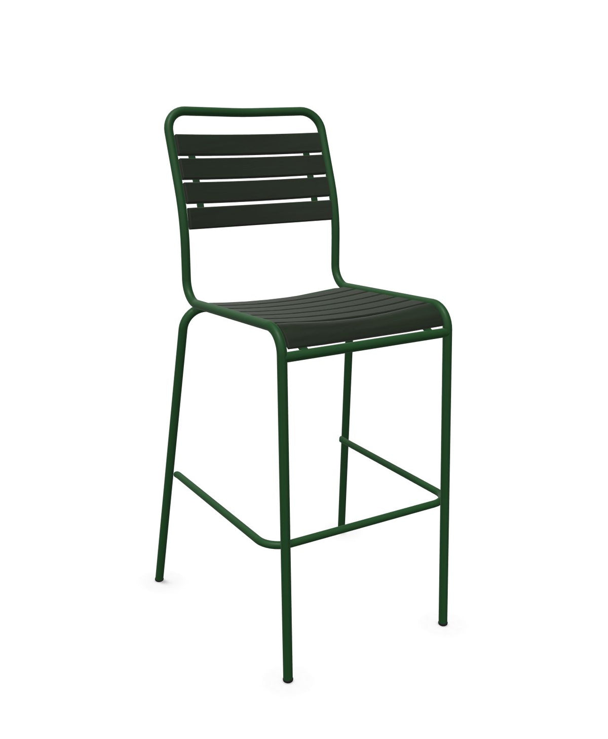 Schaffner Rigi Swiss Wood chaise haute de bar à lattes en bois Vert Sapin 66 Vert Sapin 66 