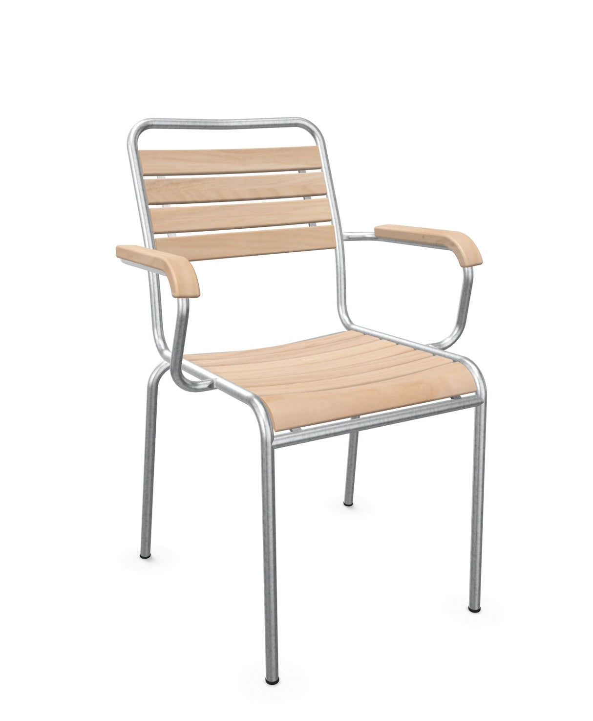 Schaffner Rigi Swiss Wood fauteuil repas à lattes en bois Bois Huilé 94 Galvanisé à chaud 02 