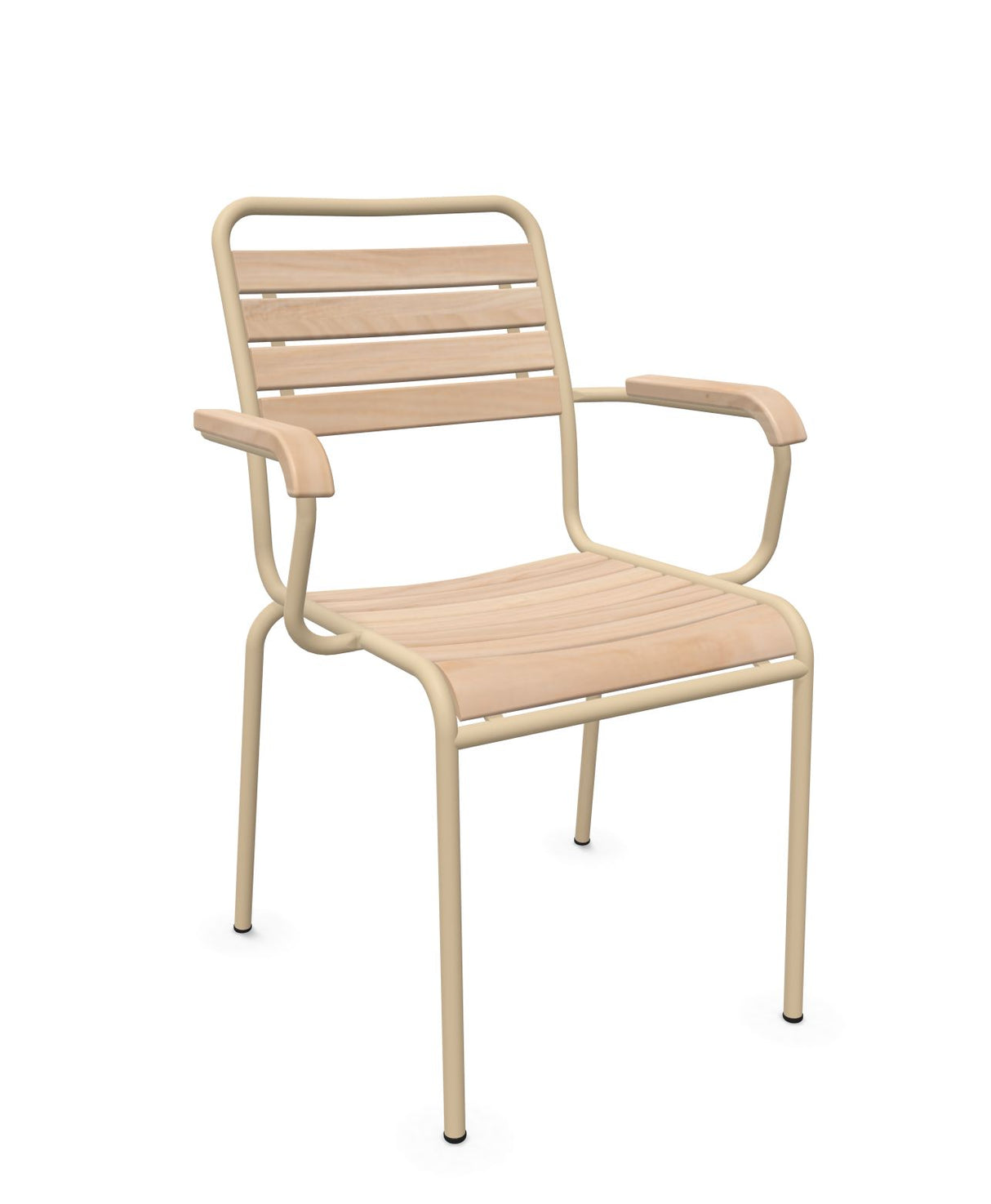 Schaffner Rigi Swiss Wood fauteuil repas à lattes en bois Bois Huilé 94 Marron Pastel 83 