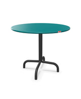 Schaffner Rigi Table d'appoint rabattable Ø60cm h:50cm Bleu Kali 56 Anthracite 77 