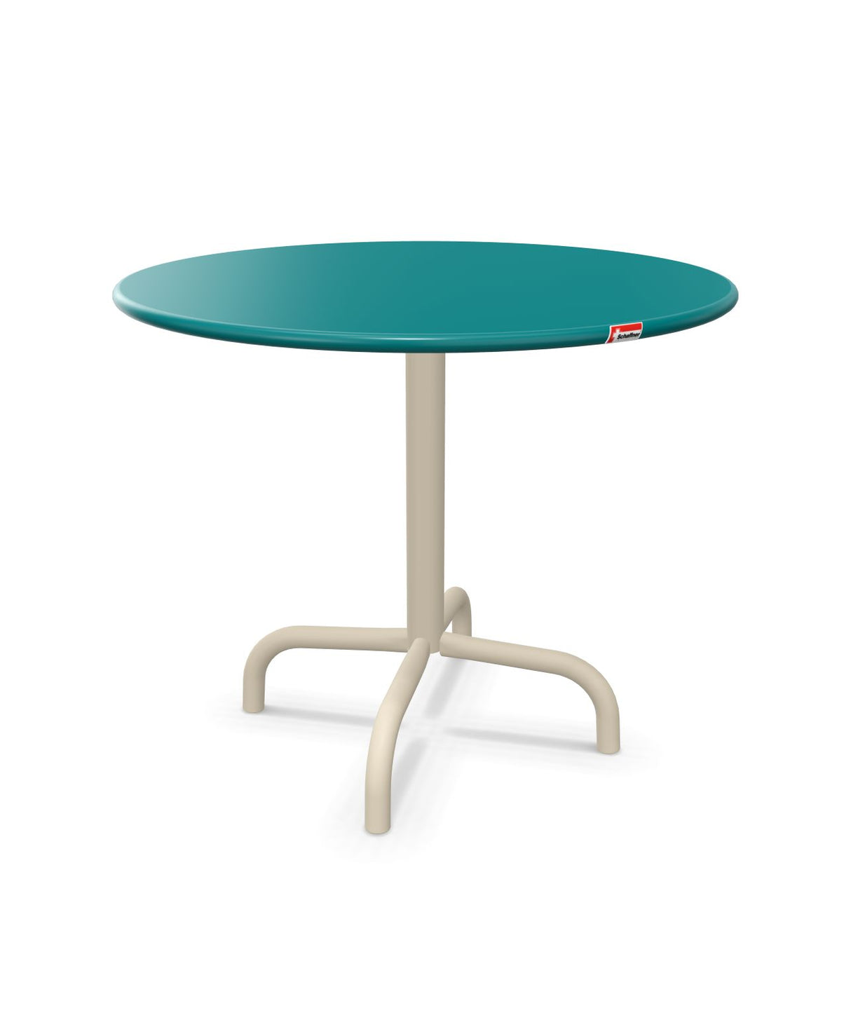 Schaffner Rigi Table d'appoint rabattable Ø60cm h:50cm Bleu Kali 56 Sable Pastel 15 