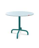 Schaffner Rigi Table d'appoint rabattable Ø60cm h:50cm Bleu Pastel 51 Bleu Kali 56 