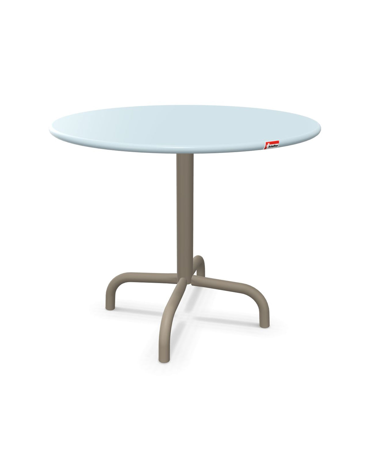 Schaffner Rigi Table d'appoint rabattable Ø60cm h:50cm Bleu Pastel 51 Champagne 85 