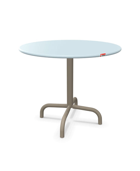 Schaffner Rigi Table d'appoint rabattable Ø60cm h:50cm Bleu Pastel 51 Champagne 85 